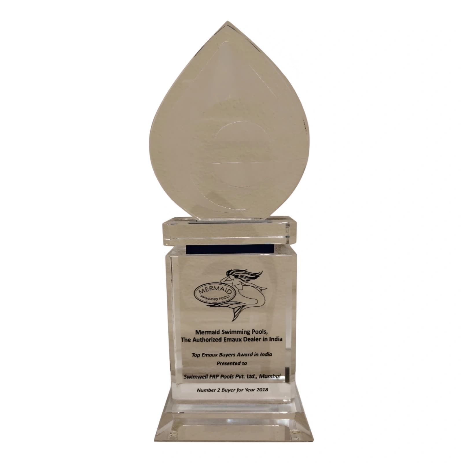 No. 2 Buyer Award - Swimwell Pools Award & Recognition