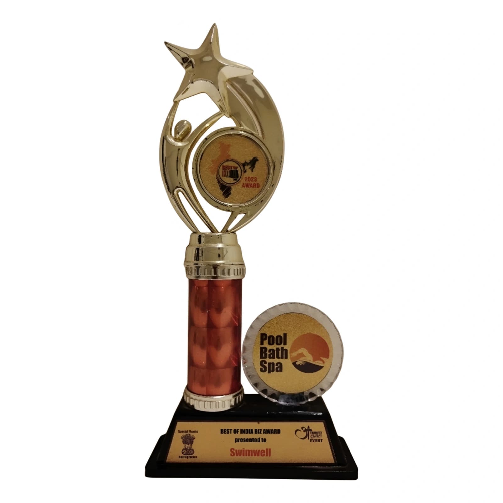 Best of India Biz Award - Swimwell Pools Award & Recognition